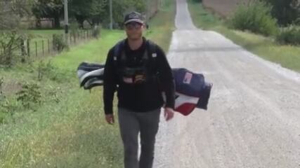 Veteran Completes 375-Mile Walk Across Iowa to Honor Fellow Service Members