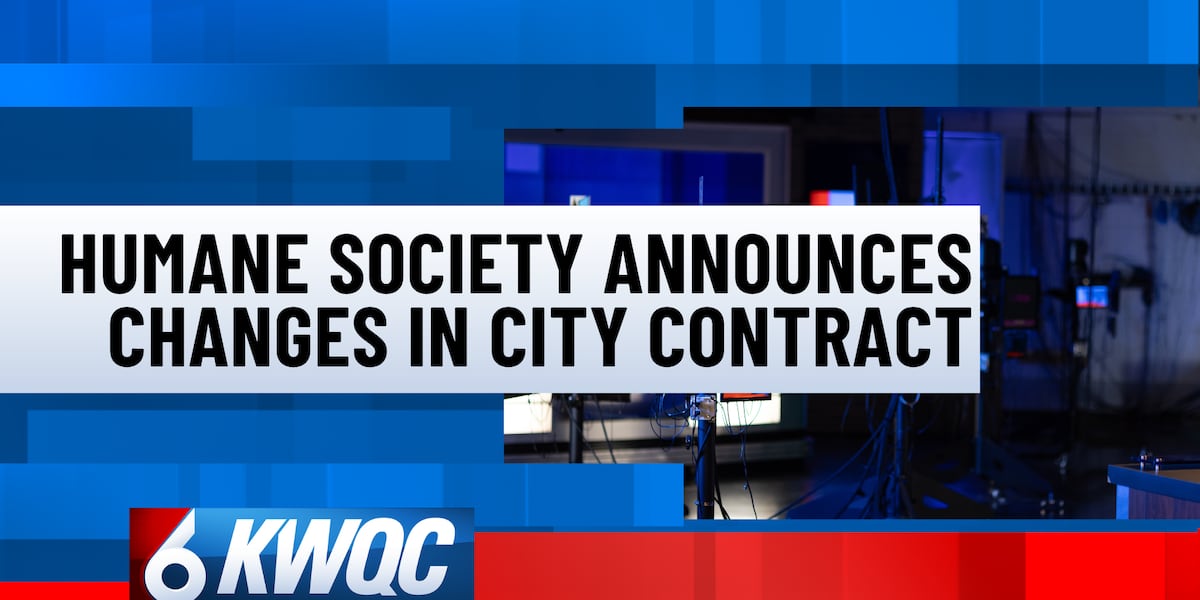 Humane society announces changes in city contract