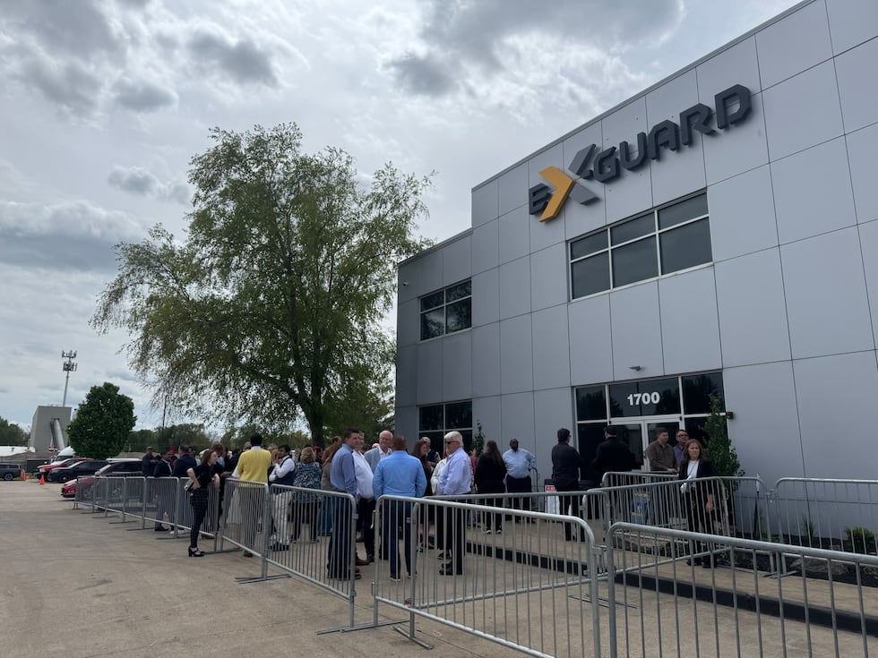 Lines build as Iowans wait to attend event where Vice President Vance is to speak.