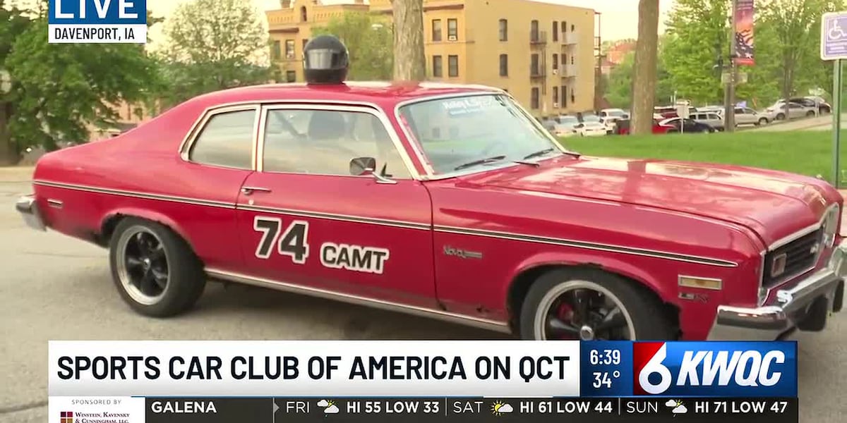 Sports Car Club of America menghadirkan balap autocross ke Mississippi Valley Fairgrounds.