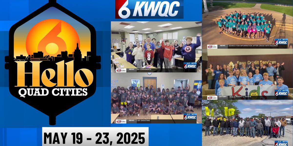 Hello Cities Hello, Quad Cities from May 19 - 23