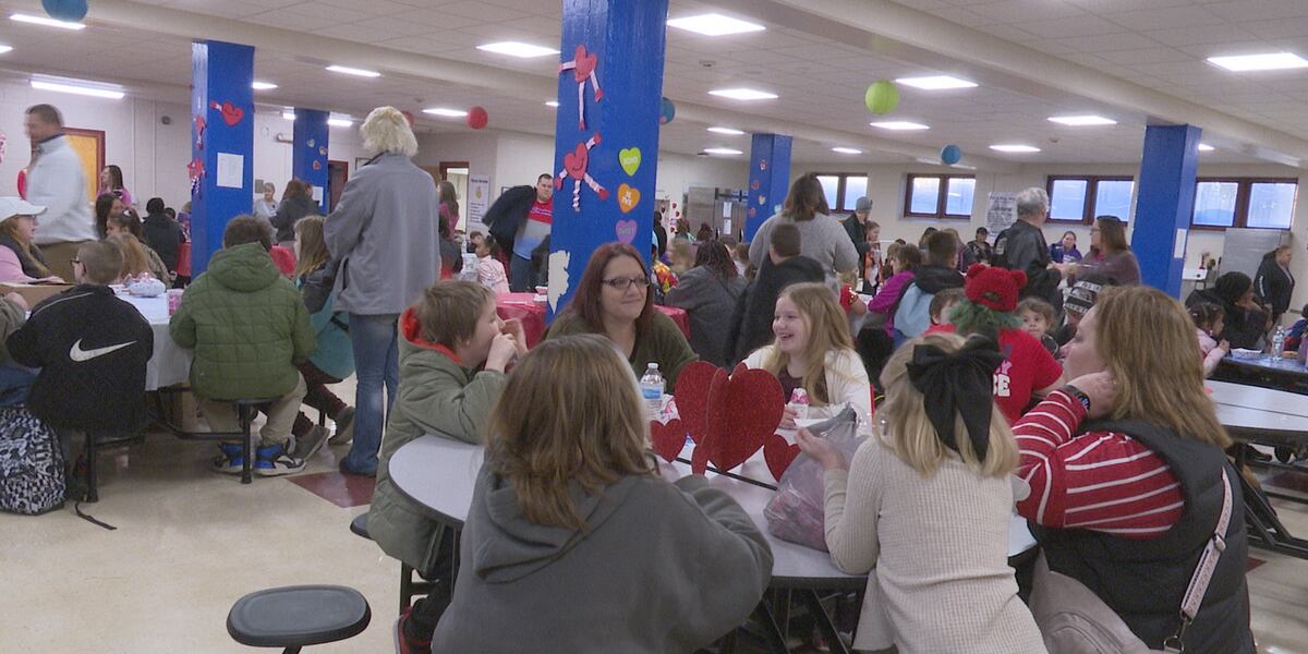 Hayes Elementary School held first “Bring Your Sweetie To Breakfast”