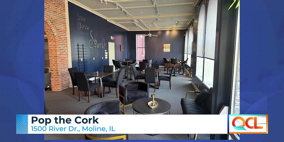 Pop the Cork wine lounge opens in downtown Moline