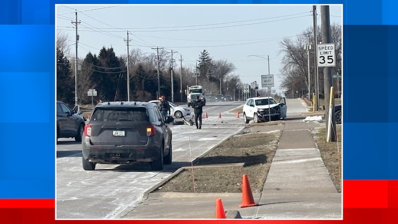 Police are investigating after a crash involving a Davenport city vehicle.