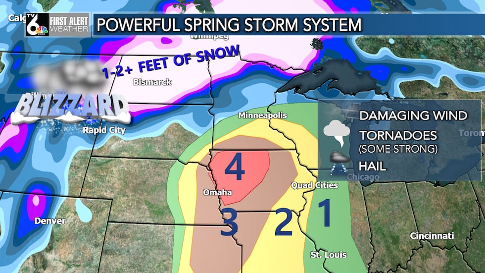 Spring Storm Extreme Weather Spring storm to bring severe weather threat and blizzard conditions to ...
