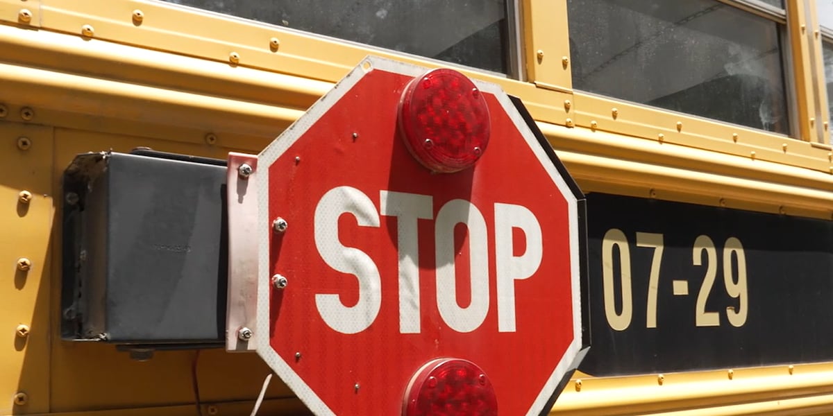 District officials urge drivers to use caution when you approach a school bus