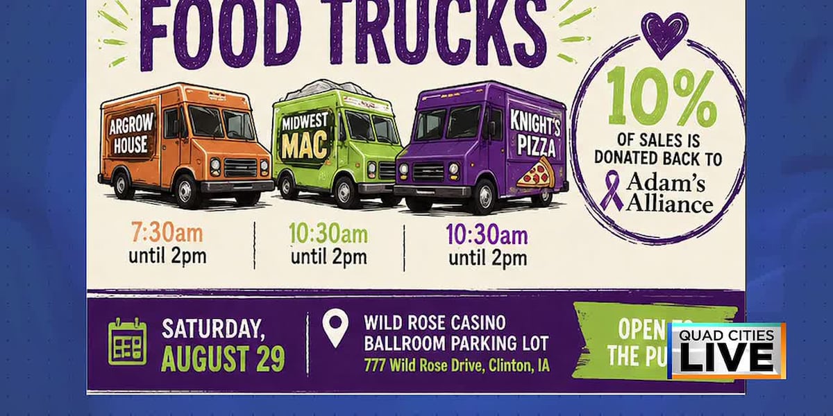 Clinton fundraiser combines food trucks and vendors for Multiple Sclerosis research