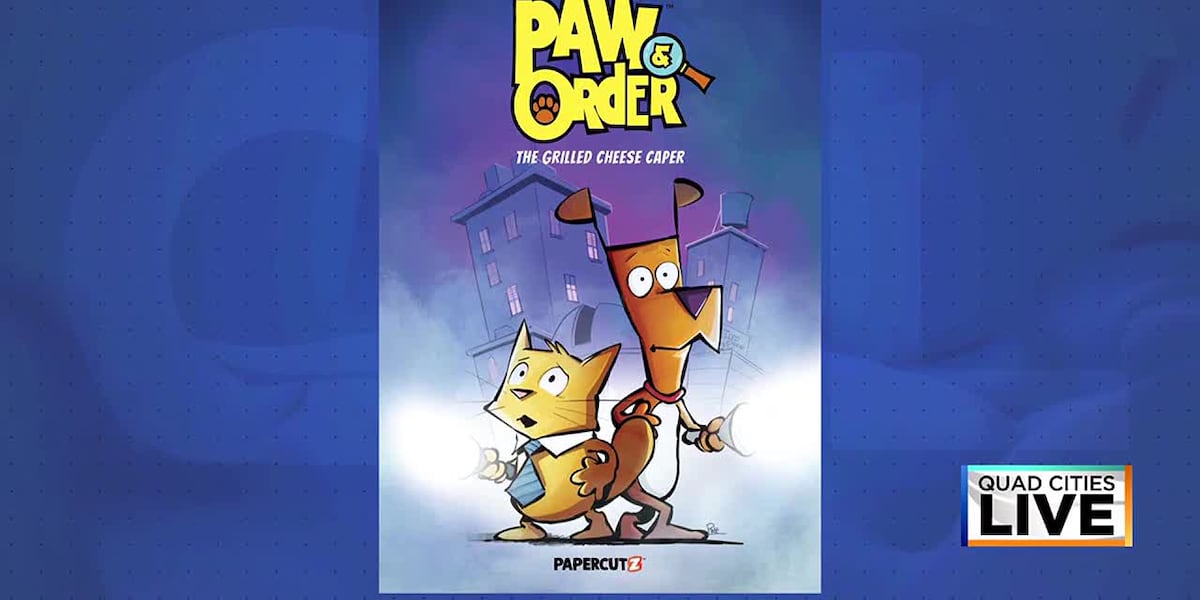 Davenport author Jason Platt debuts new graphic novel series, ‘Paw & Order’