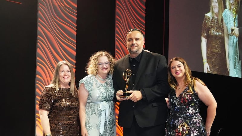 KWQC Creative Services and Downtown Davenport Partnership (Jennifer Verscha, Brianna Nielsen,...