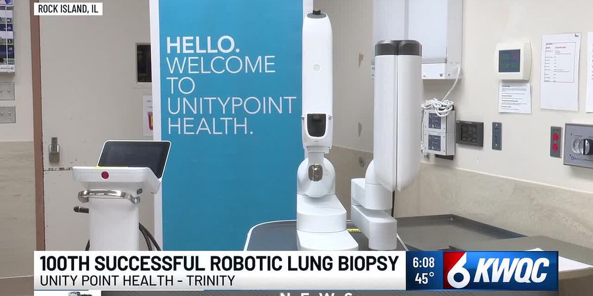 UnityPoint Health Trinity marks 100th robotic lung biopsy