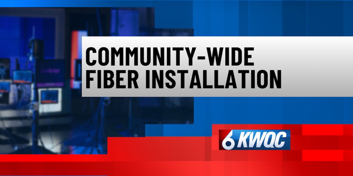 Fiber internet installation to begin in Burlington Monday, officials say