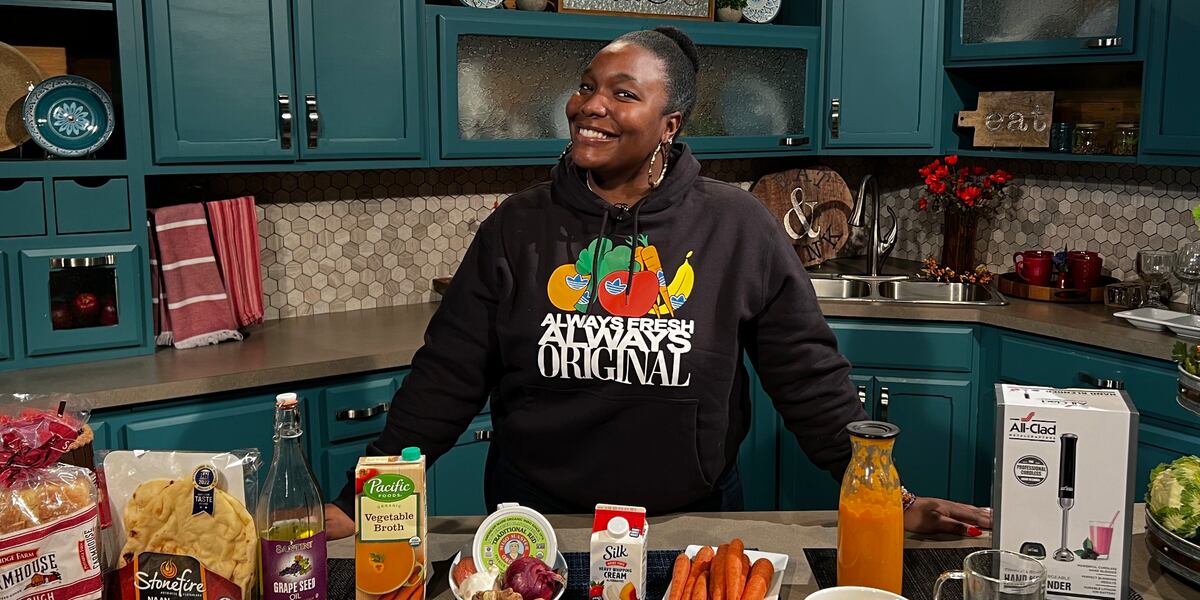 Chef Keys Makes her Vegan Roasted Carrot and Ginger Bisque