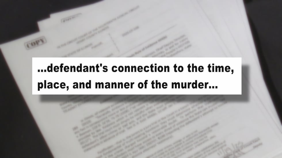 According to the documents, witnesses tied him to the last place Appleby was seen alive and...