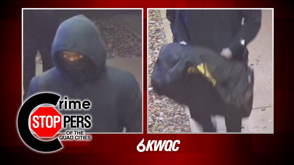 Rock Island police are searching for two armed suspects who used a brick and a handgun to rob...