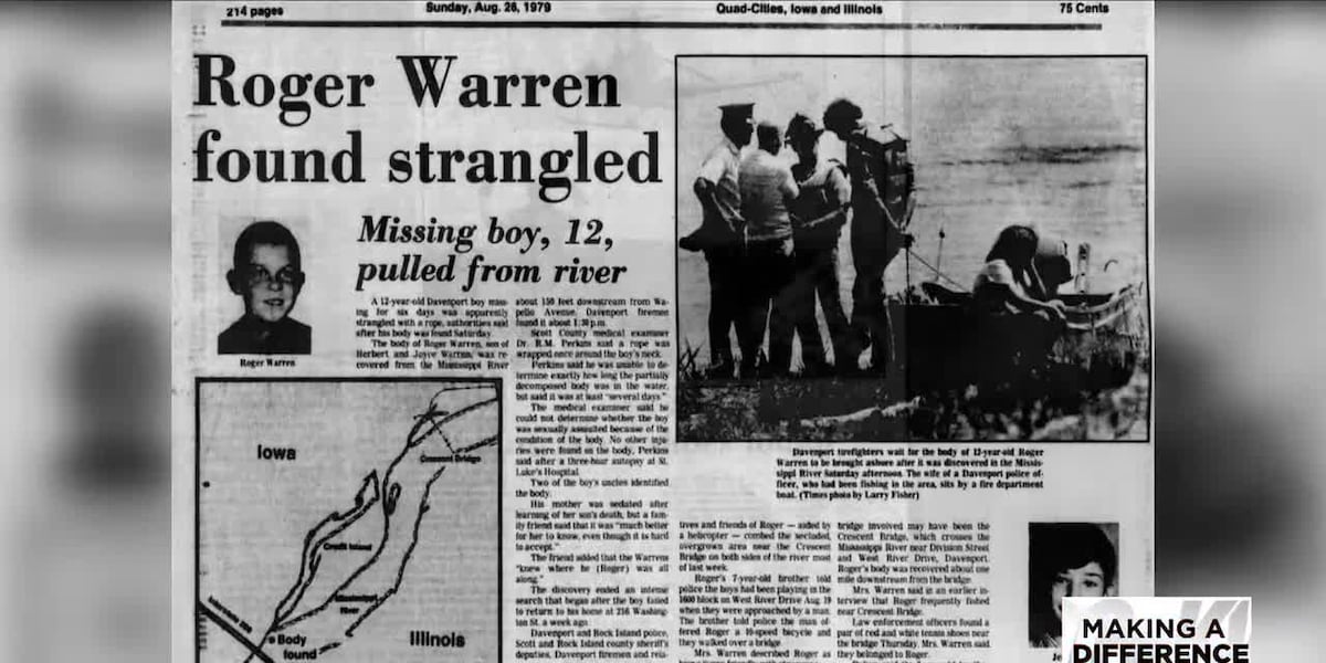 Cold case: Davenport students revive Roger Warren 1979 murder ...