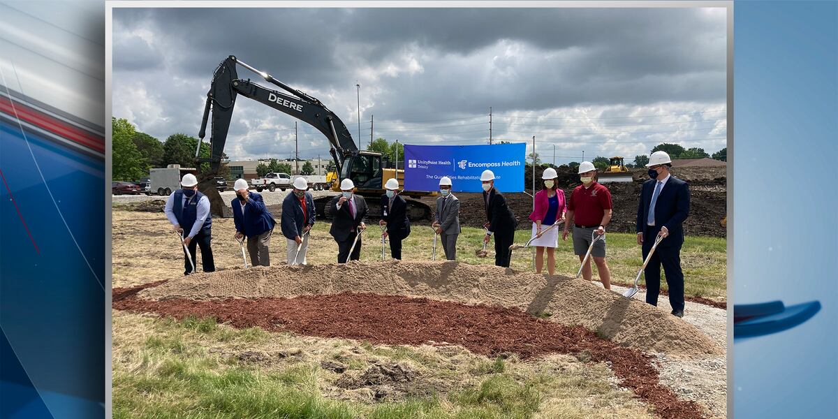 Brian Sheesley Unitypoint Groundbreaking held for inpatient rehabilitation hospital with ...