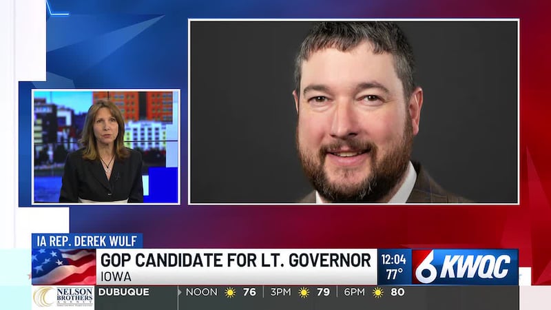 GOP candidate Zach Lahn chose state Rep. Derek Wulf and Democrat Rob Sand picked Dave...