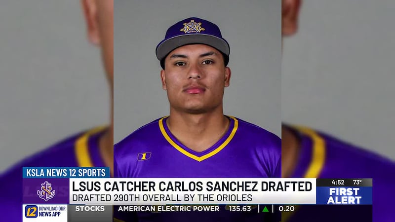 Carlos Sanchez, an LSUS baseball catcher, has been drafted into the MLB.