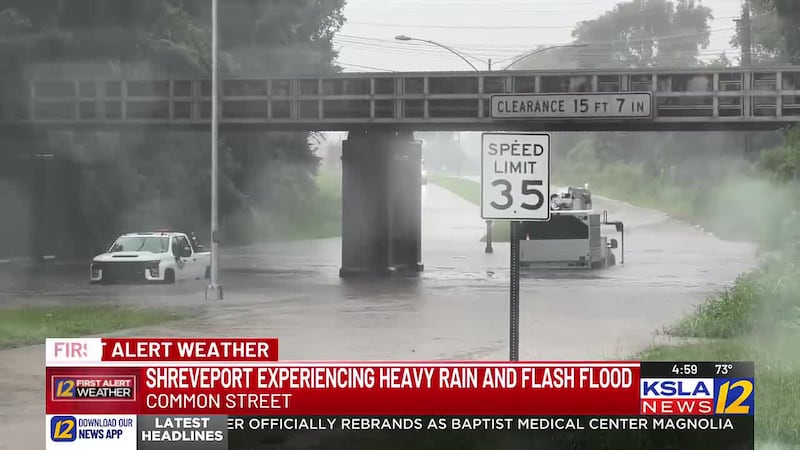 On July 13, flooding was seen all across Shreveport-Bossier.