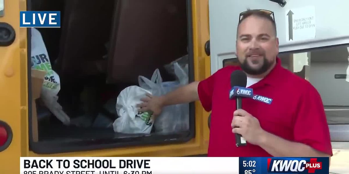 Fill the Bus School Supplies Drive 5P