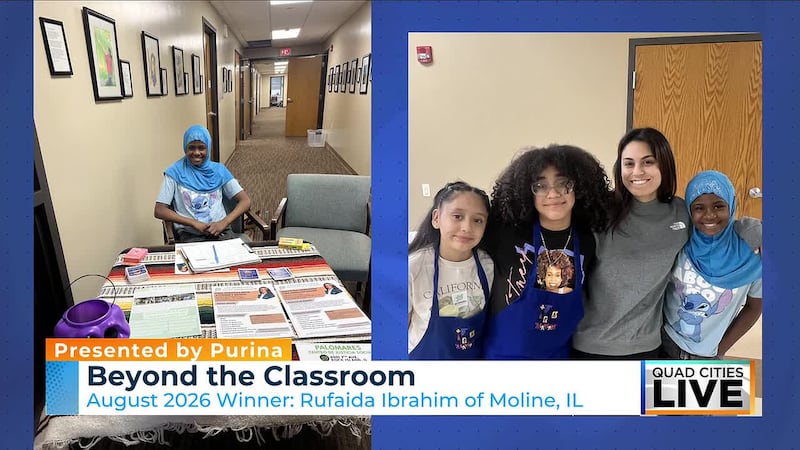 Moline grade schooler named latest ‘Beyond the Classroom’ honoree