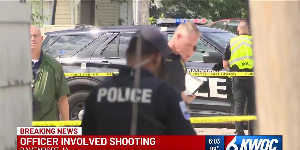 Davenport police officer shoots armed person during emergency response