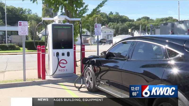The idea is to promote electric vehicles and spend time at the library or at downtown...