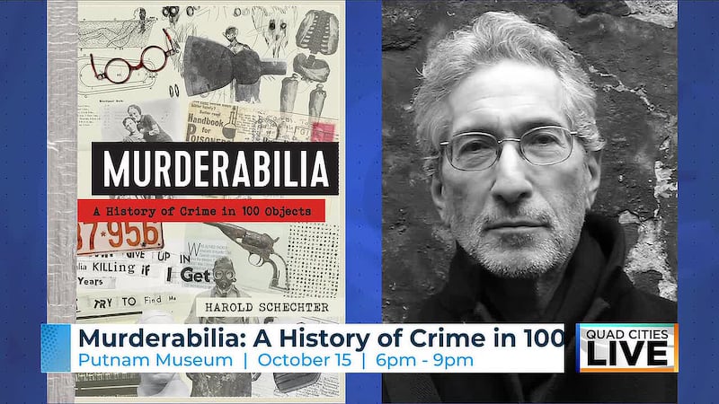 “Murderabilia: A History of Crime in 100 Objects” comes to Putnam on Oct. 15.