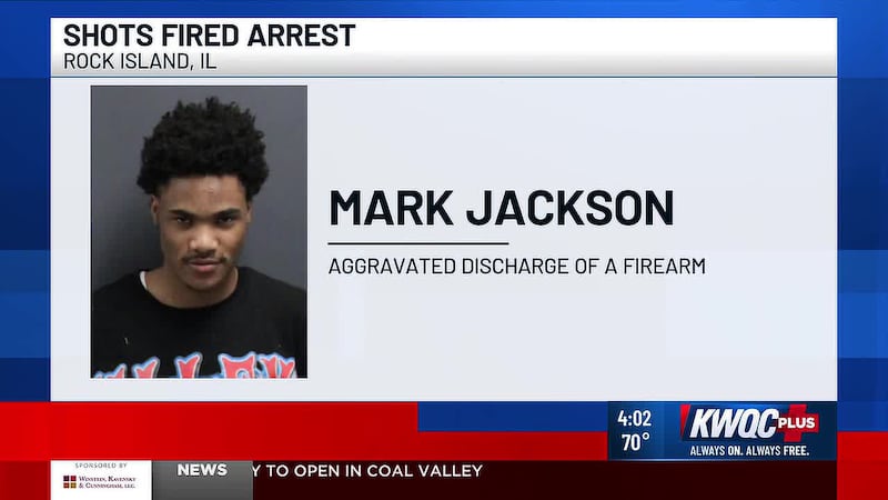 Rock Island police and U.S. Marshals arrested 18-year-old Mark D. Jackson Tuesday morning...